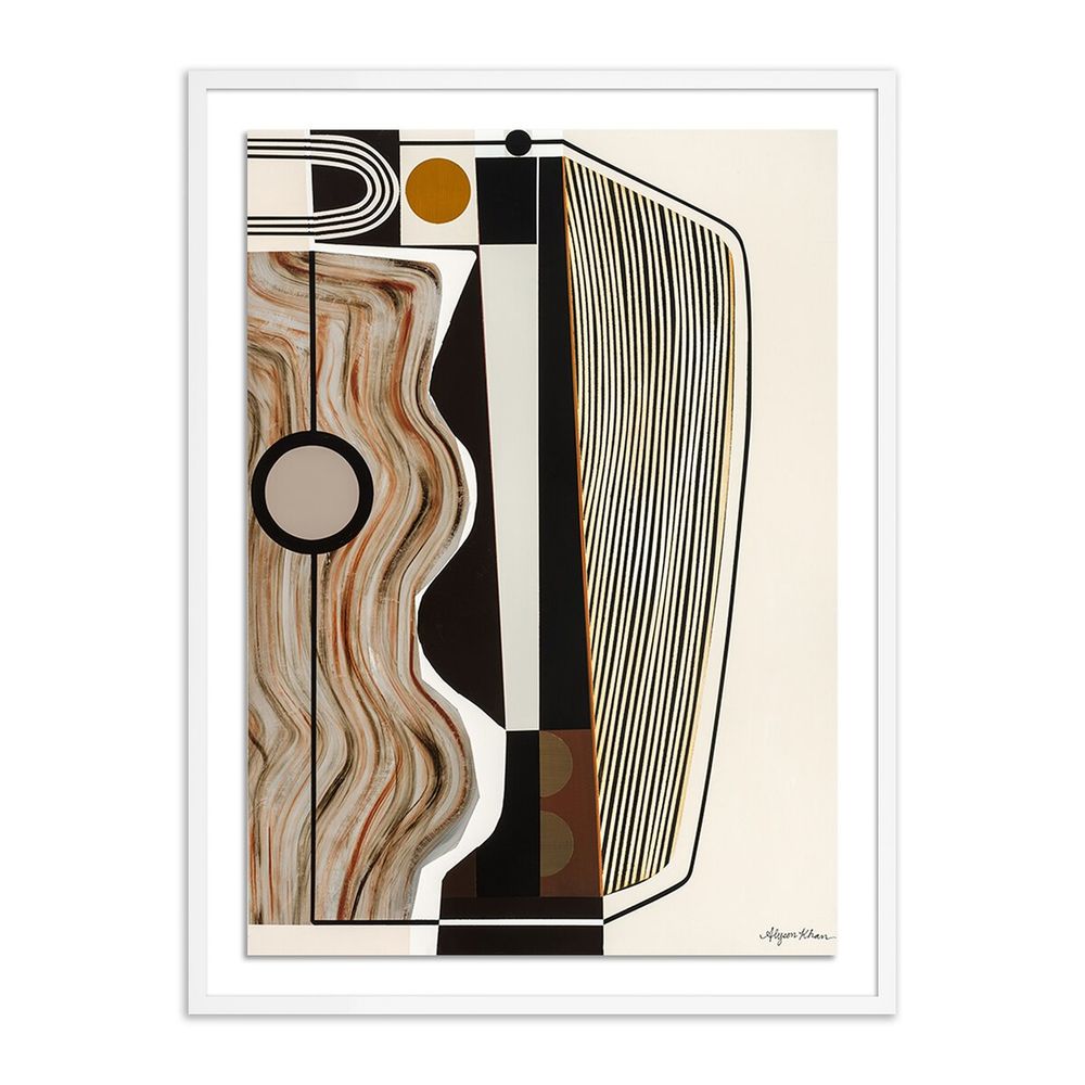 Wall Art Mining Operation By Alyson Khan - 30"X40" - White Maple