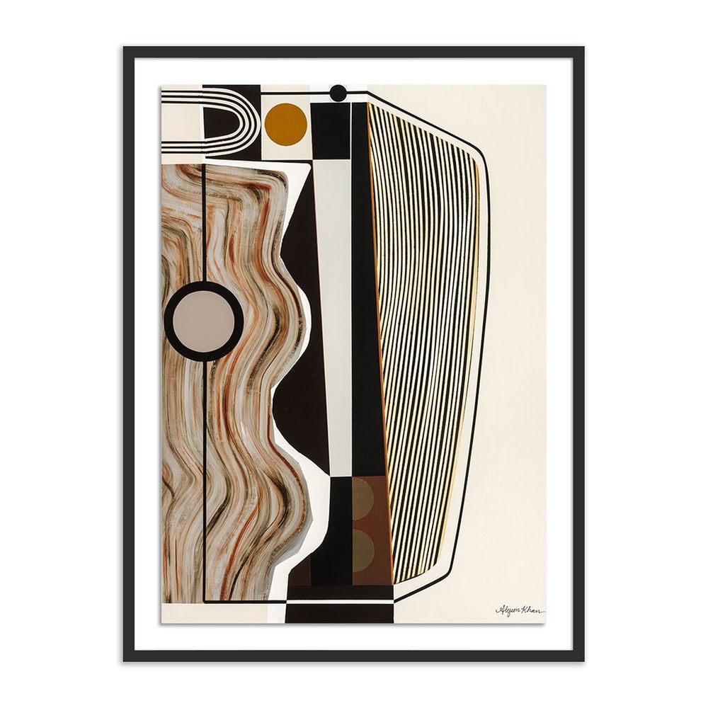Wall Art Mining Operation By Alyson Khan - 30"X40" - Black Maple
