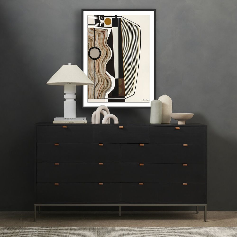 Wall Art Mining Operation By Alyson Khan - 30"X40" - Black Maple