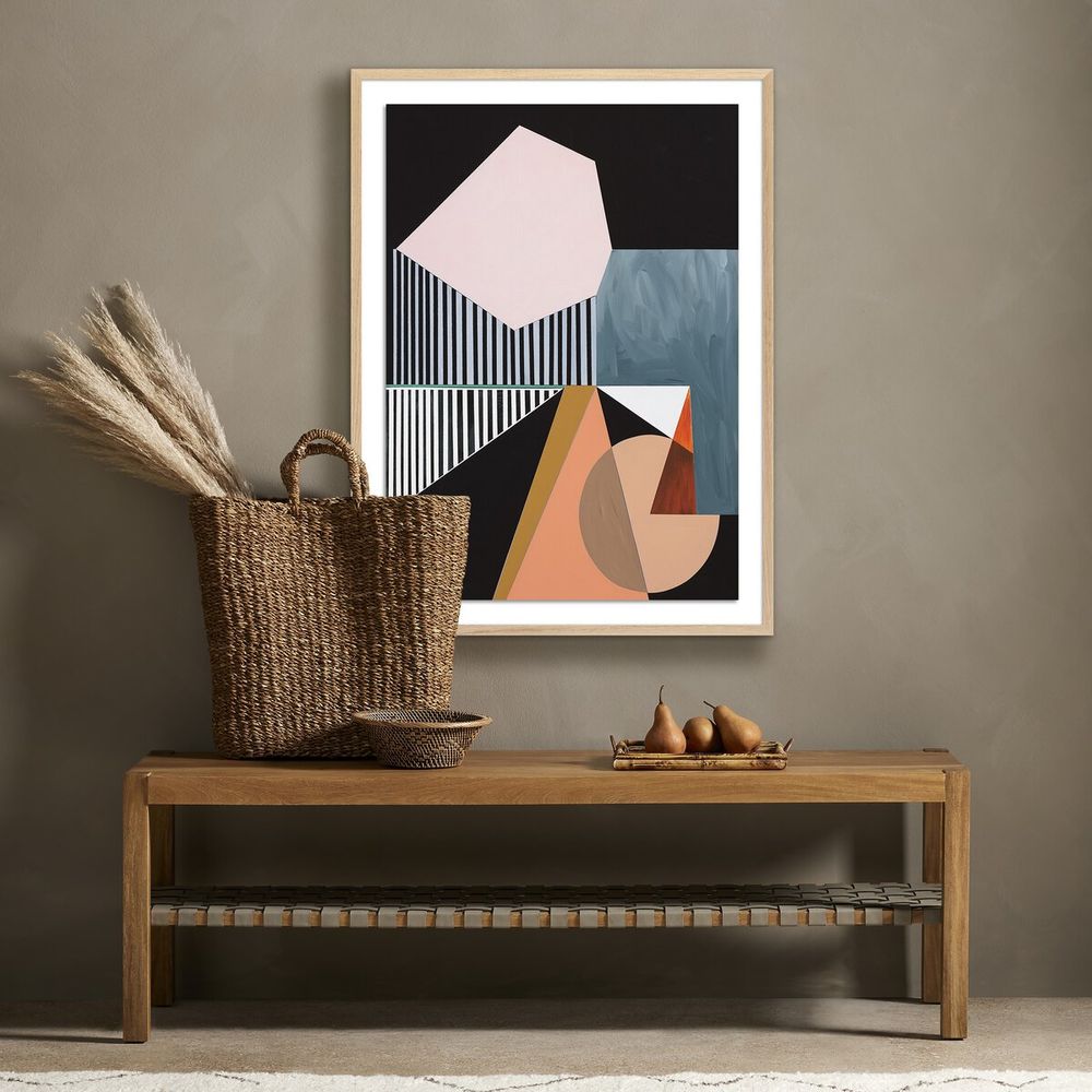 Wall Art Meta Stable By Alyson Khan - 30"X40" - White Oak