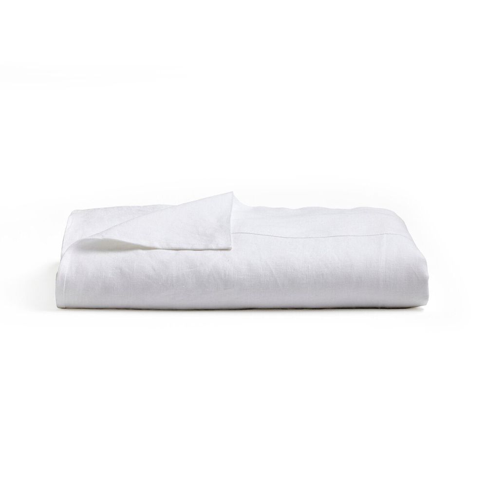 Bedding: Sheets Fable Flat Sheet - Sable White - Queen