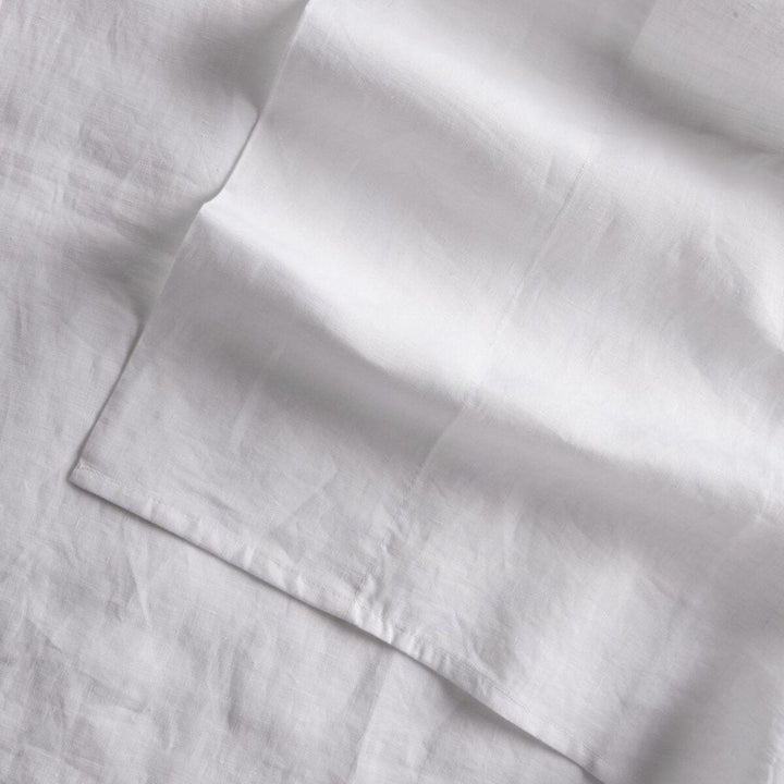 Fable Flat Sheet - Sable White - King