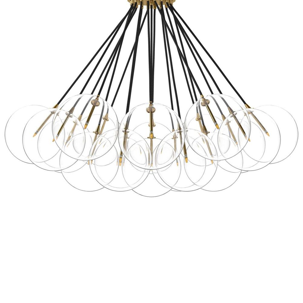 Nimbus Chandelier - Burnished Brass