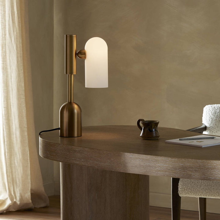 Journey Table Lamp - Burnished Brass