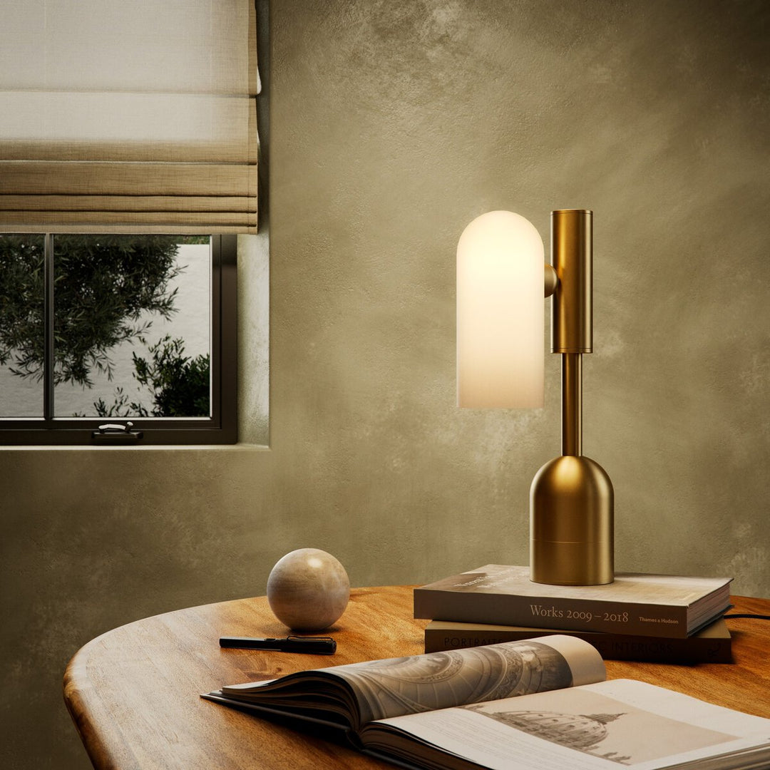 Journey Table Lamp - Burnished Brass