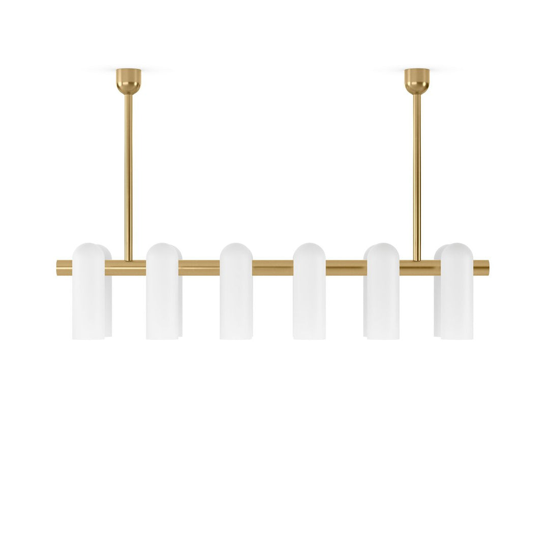 Journey Linear Md Chandelier - Burnished Brass