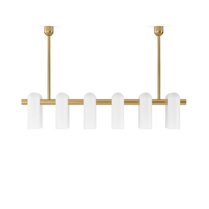 Journey Linear Md Chandelier - Burnished Brass