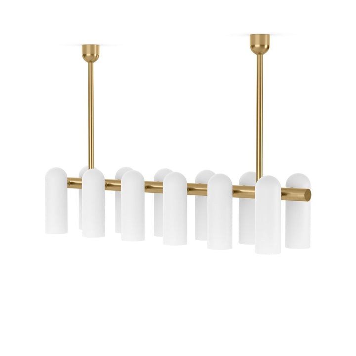 Journey Linear Md Chandelier - Burnished Brass