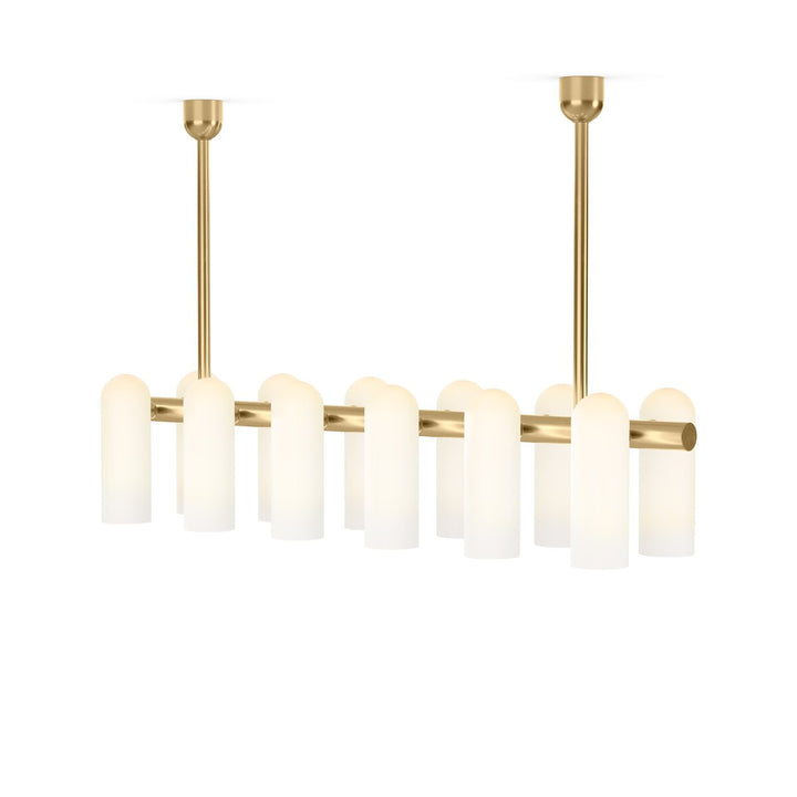 Journey Linear Md Chandelier - Burnished Brass