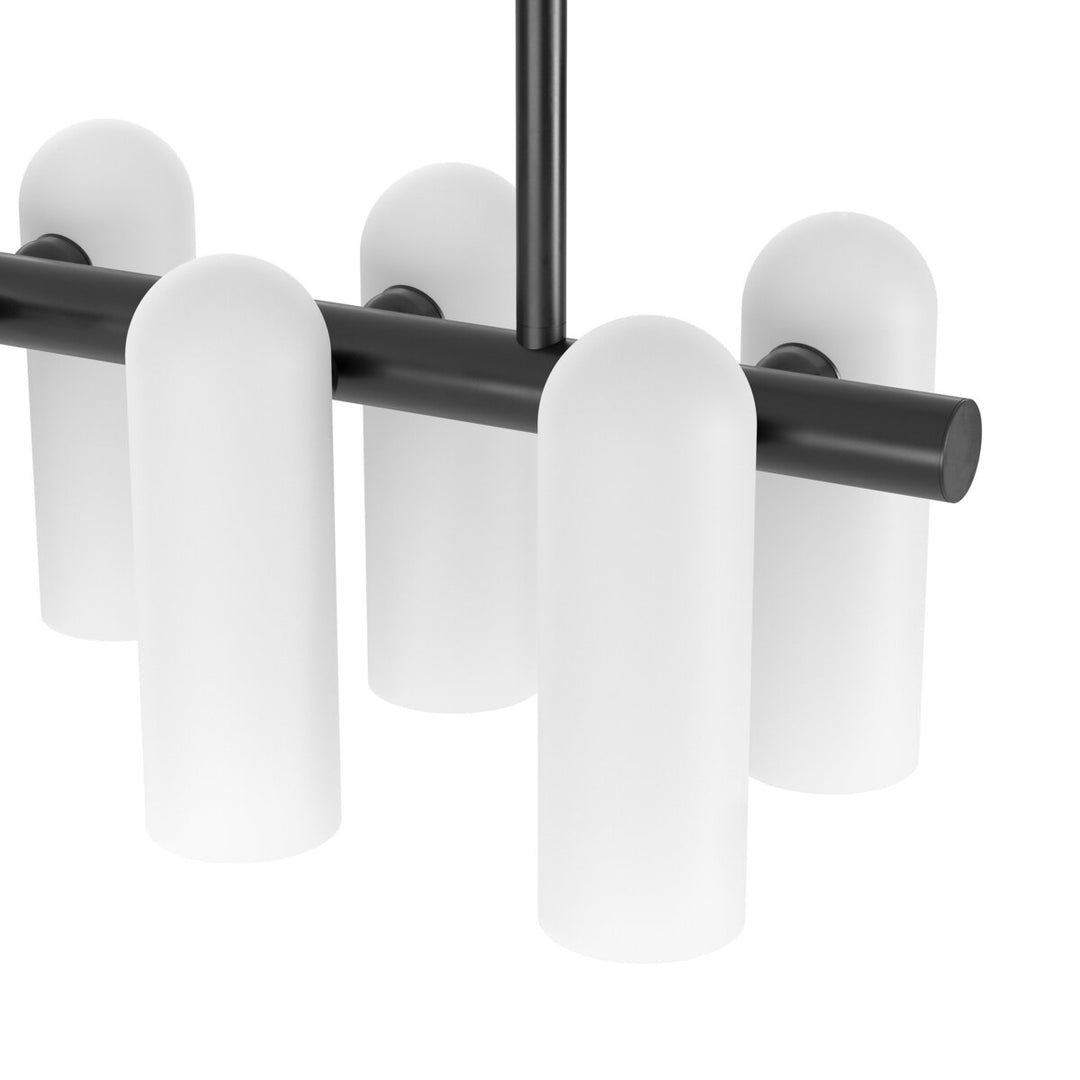 Journey Linear Md Chandelier - Black Gunmetal