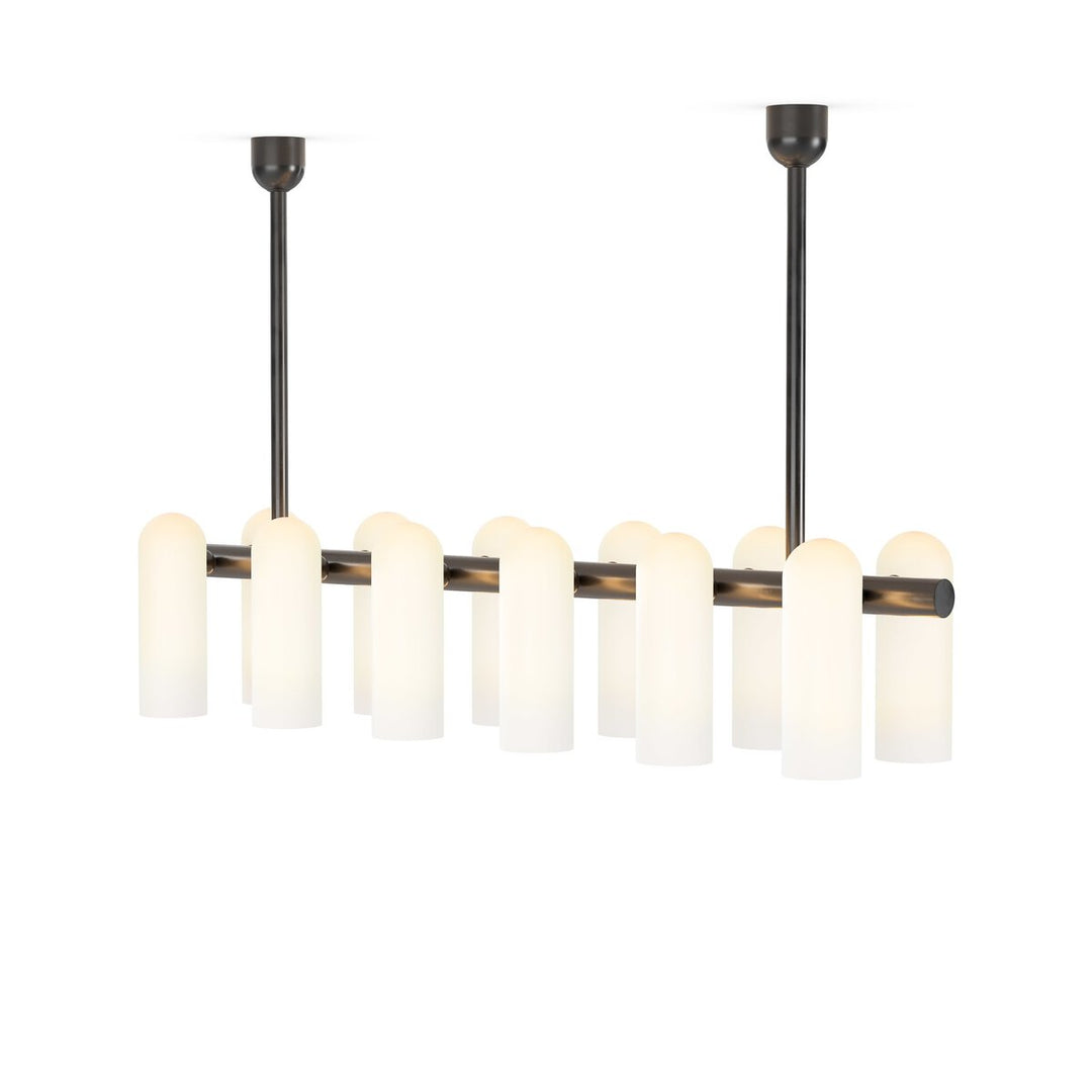 Journey Linear Md Chandelier - Black Gunmetal