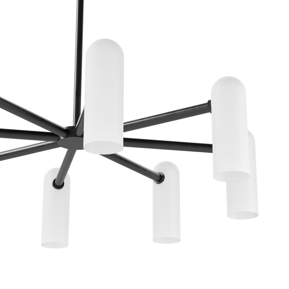 Journey Round Md Chandelier - Black Gunmetal