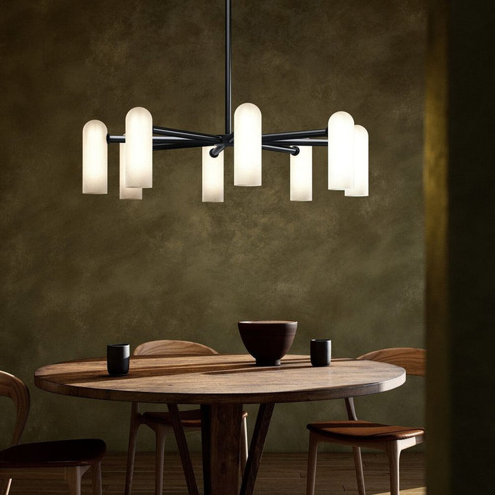 Chandeliers Journey Round Md Chandelier - Black Gunmetal