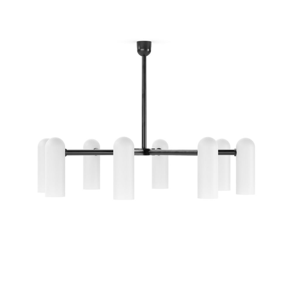 Chandeliers Journey Round Md Chandelier - Black Gunmetal