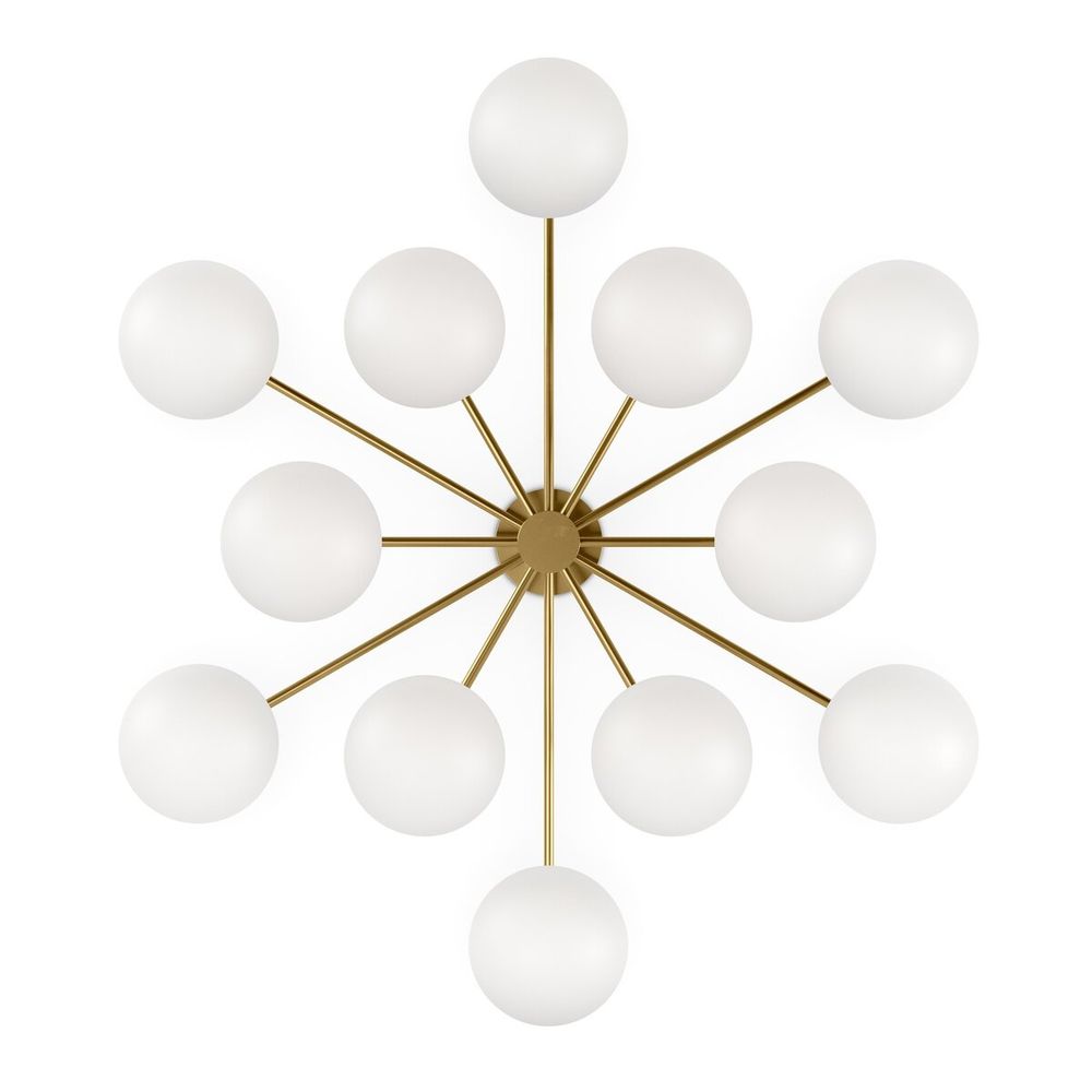 Chandeliers Oscar Round Chandelier - Burnished Brass