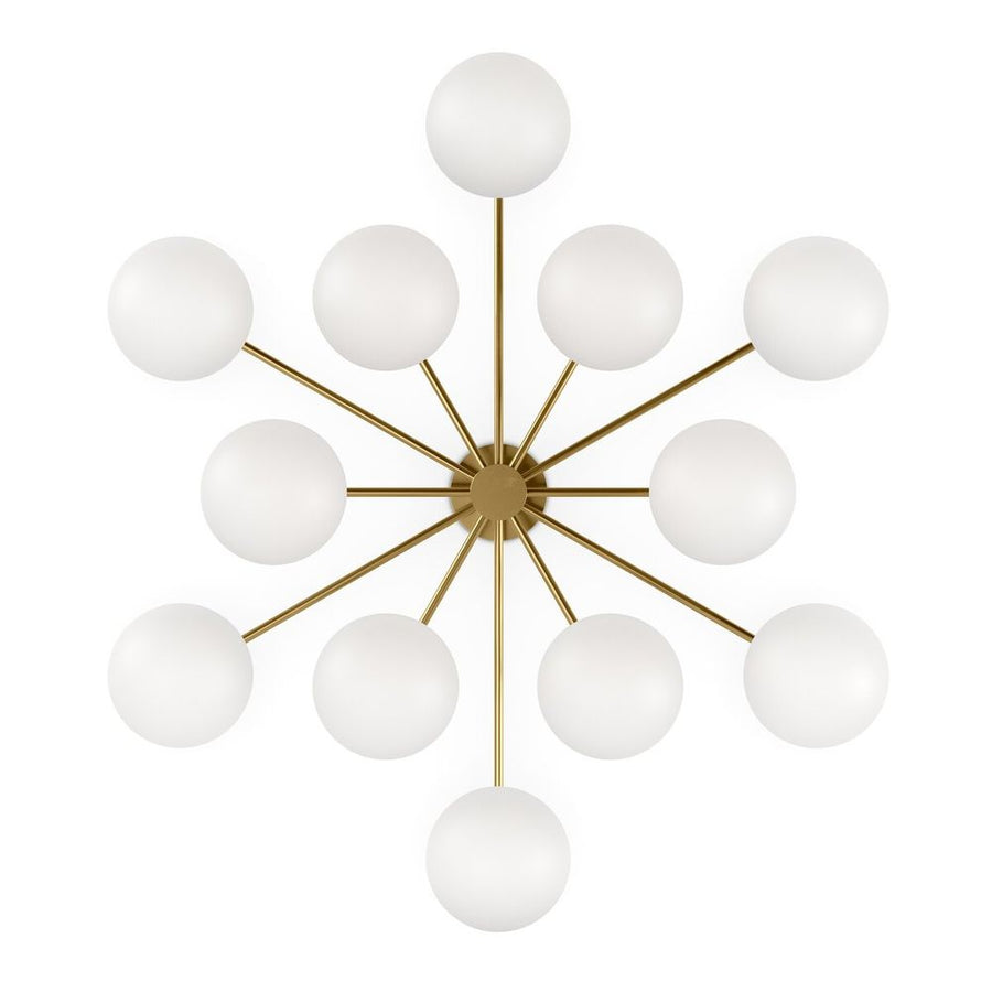 Chandeliers Oscar Round Chandelier - Burnished Brass