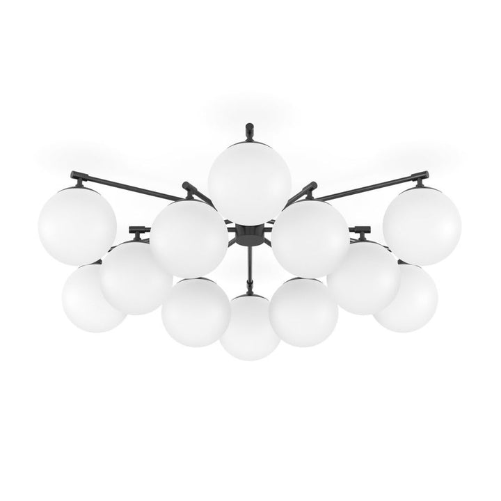 Chandeliers Oscar Round Chandelier - Black Gunmetal