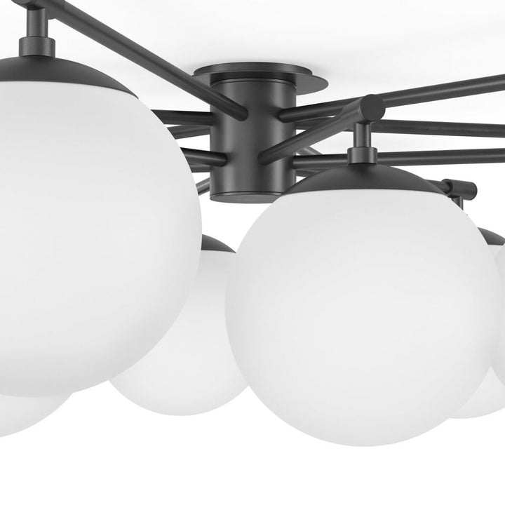 Oscar Round Chandelier - Black Gunmetal
