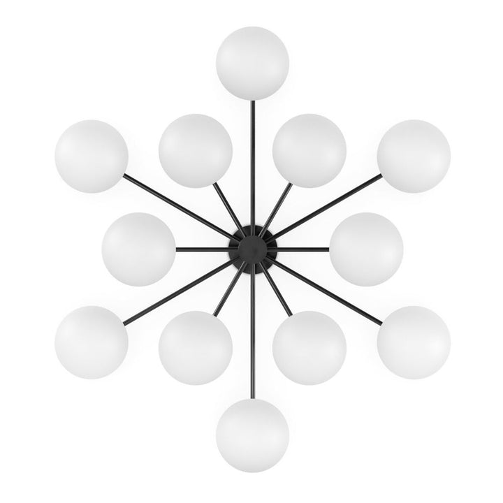 Chandeliers Oscar Round Chandelier - Black Gunmetal