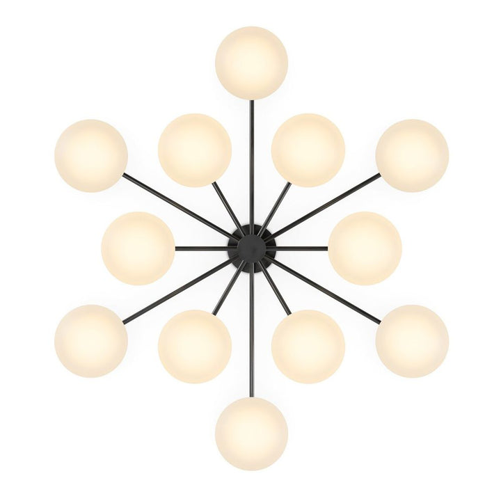 Chandeliers Oscar Round Chandelier - Black Gunmetal
