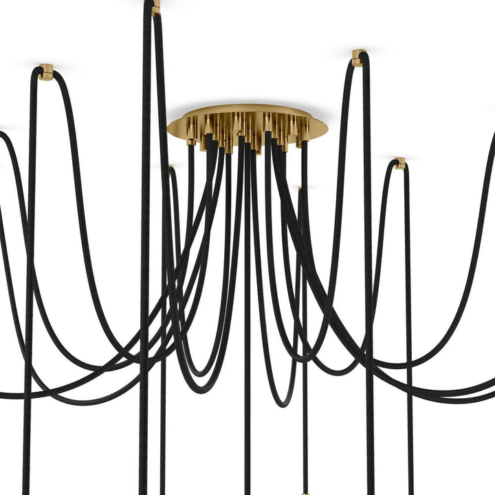 Spider Chandelier - Burnished Brass