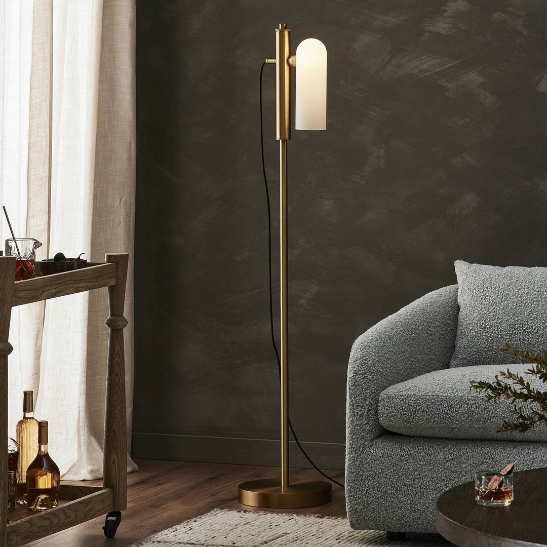 Journey 1 Floor Lamp - Burnished Brass