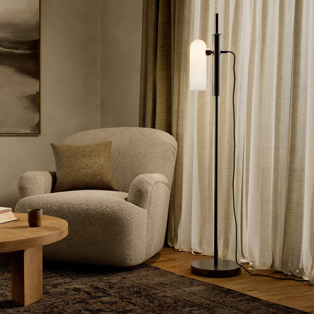 Journey 1 Floor Lamp - Black Gunmetal