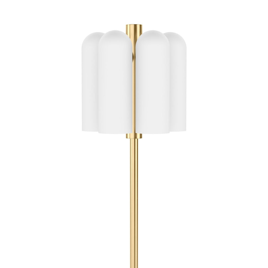 Journey 6 Floor Lamp - Burnished Brass