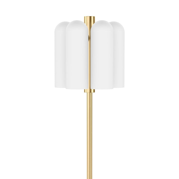 Journey 6 Floor Lamp - Burnished Brass