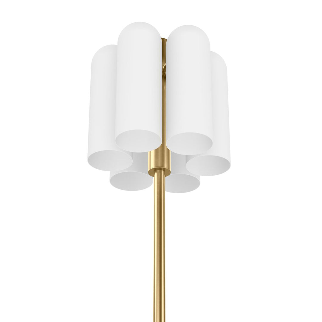 Journey 6 Floor Lamp - Burnished Brass