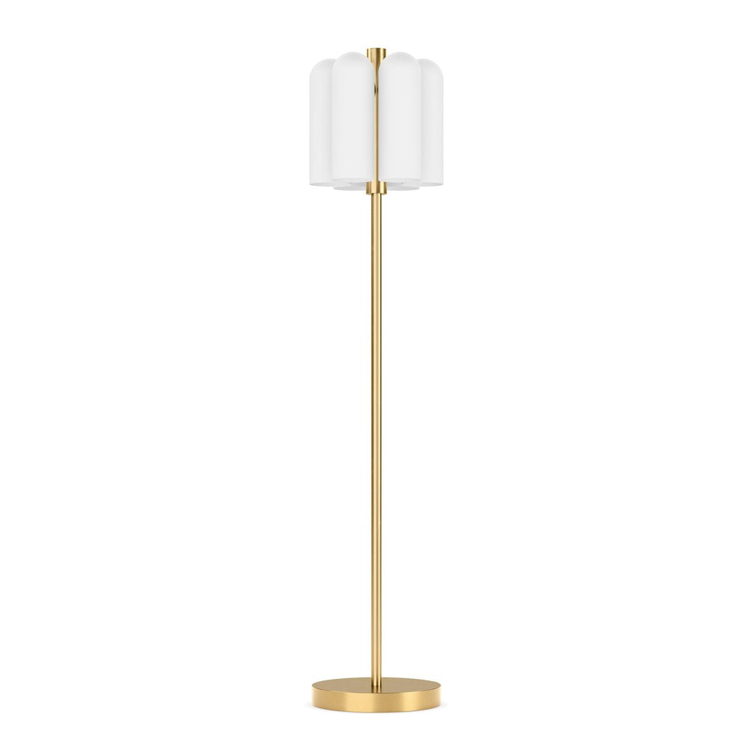 Journey 6 Floor Lamp - Burnished Brass