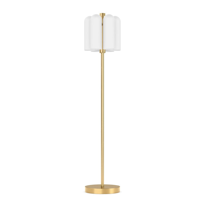 Journey 6 Floor Lamp - Burnished Brass