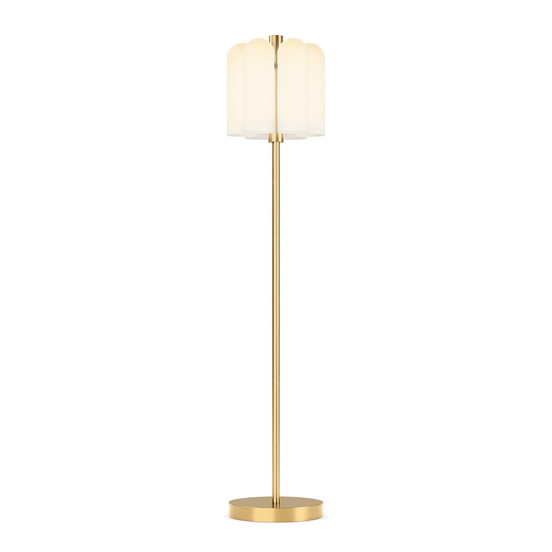 Journey 6 Floor Lamp - Burnished Brass