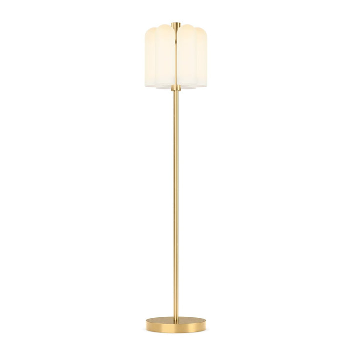 Journey 6 Floor Lamp - Burnished Brass