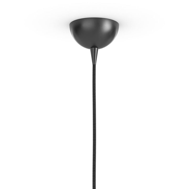 Crystal Globe Pendant - Black Gunmetal - 11.75"X11.75"