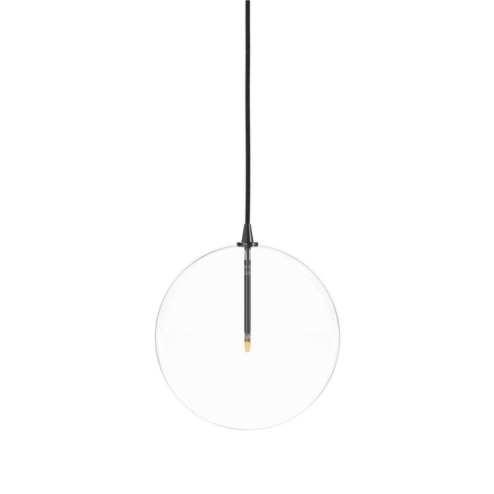 Pendants Crystal Globe Pendant - Black Gunmetal - 11.75"X11.75"