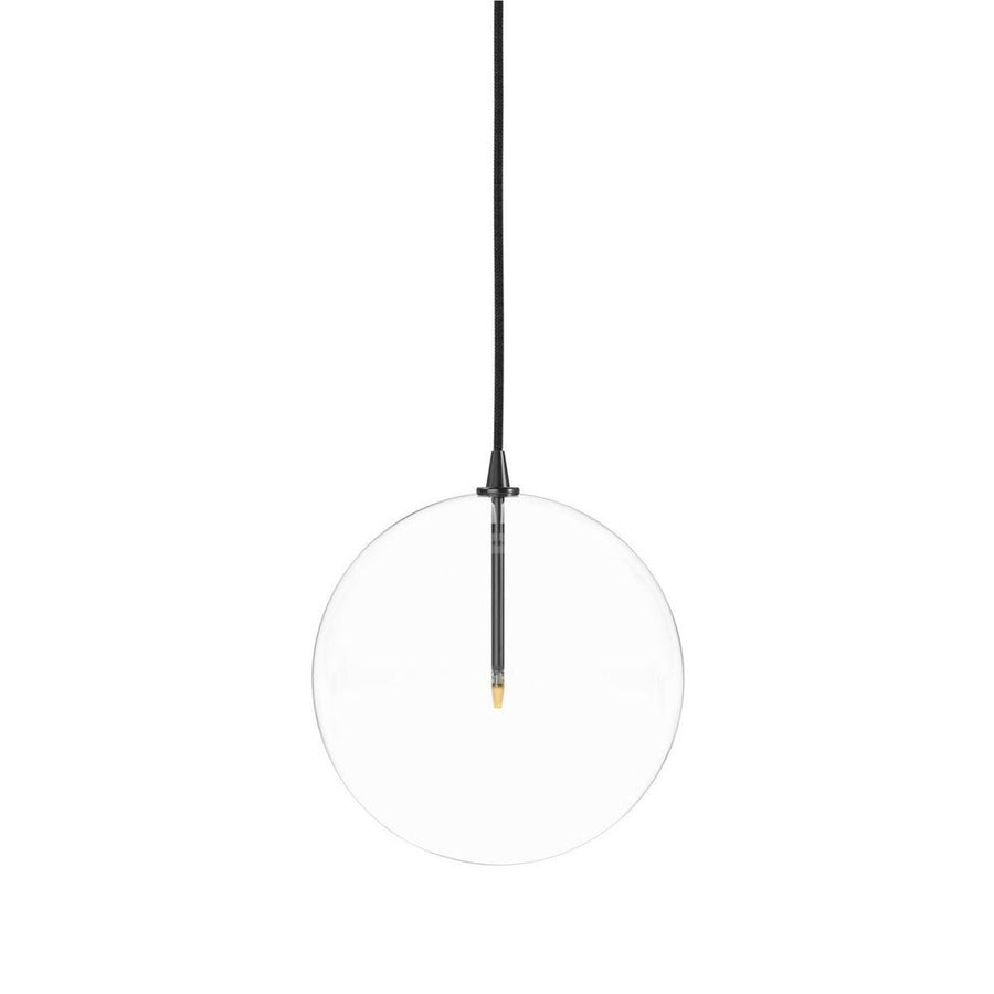 Pendants Crystal Globe Pendant - Black Gunmetal - 11.75"X11.75"