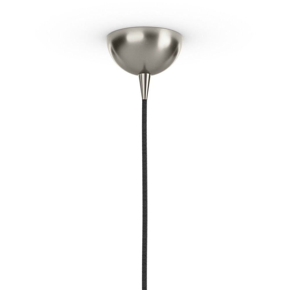 Glass Globe Pendant - Polished Nickel