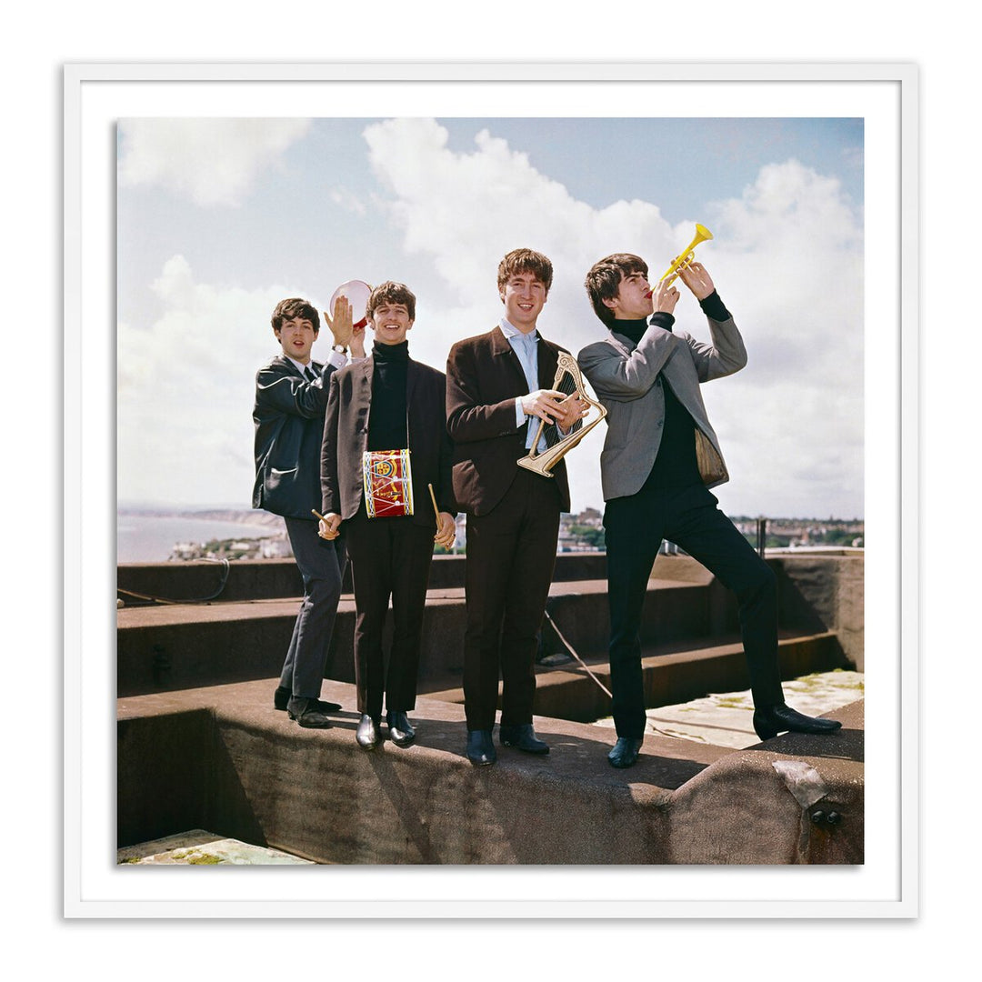 Beatles Portrait By Getty Images - 32"X32" - White Maple