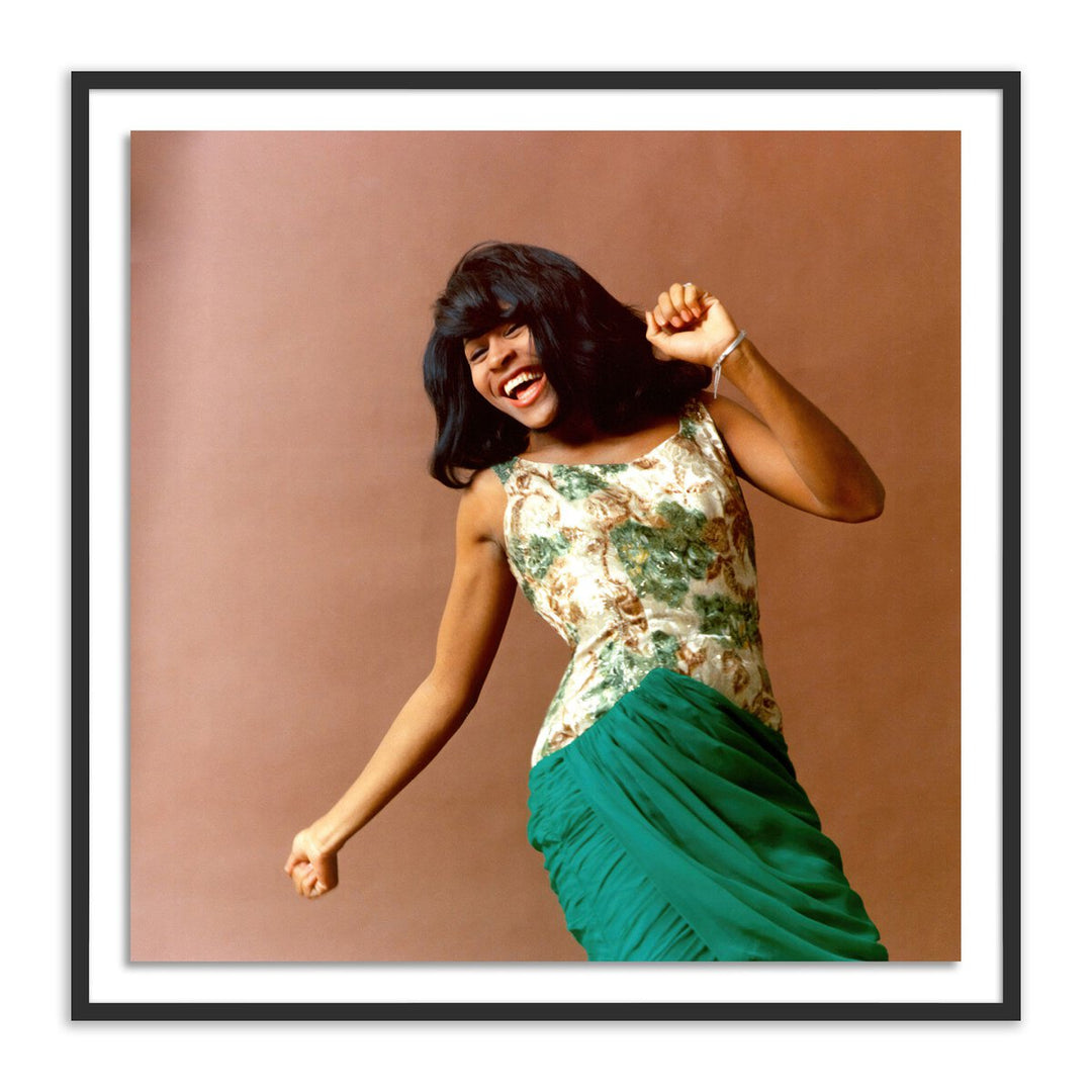 Tina Turner Portrait Session By Getty Images - 48"X48" - Black Maple