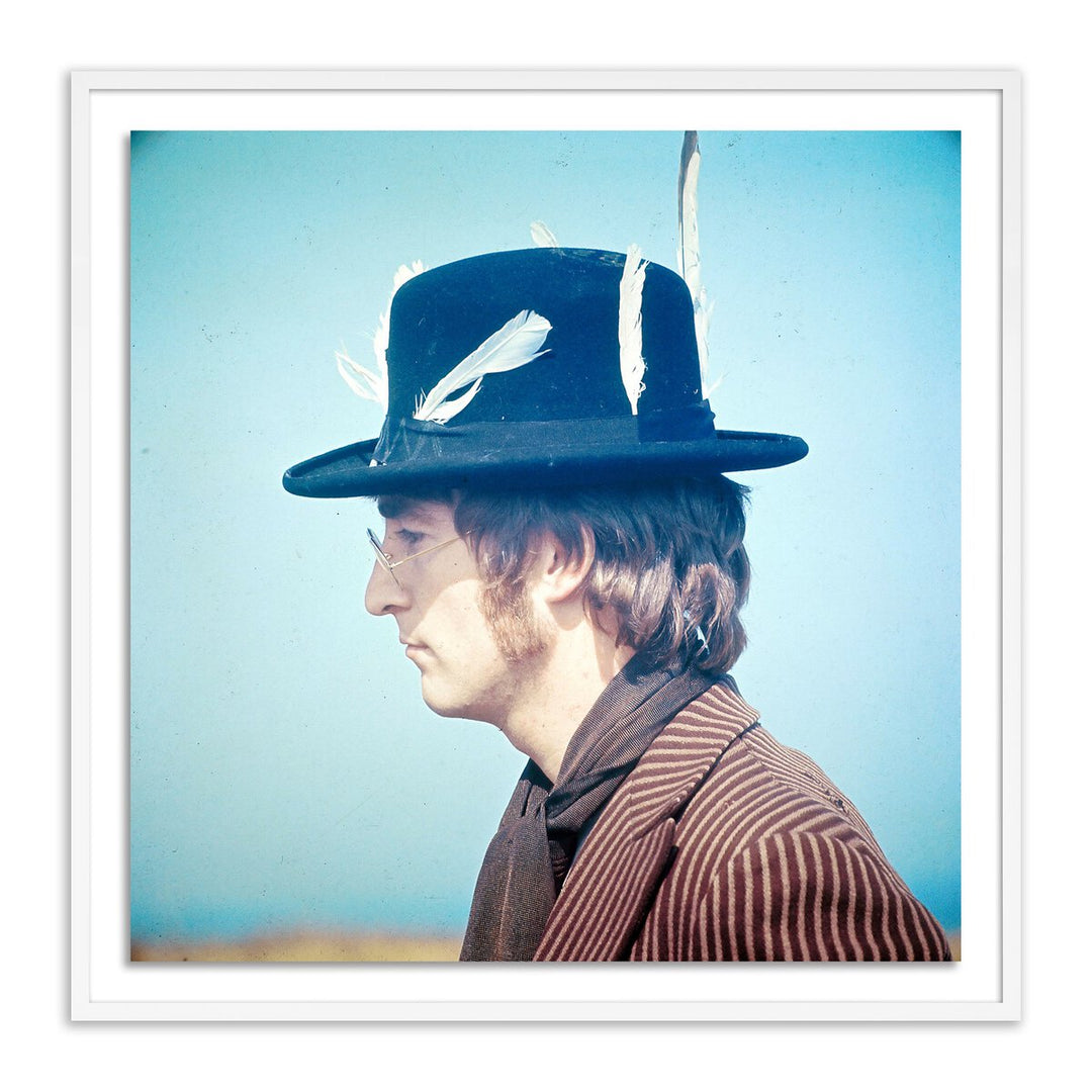 John Lennon'S Magical Mystery Tour By Getty Images - 32"X32" - White Maple