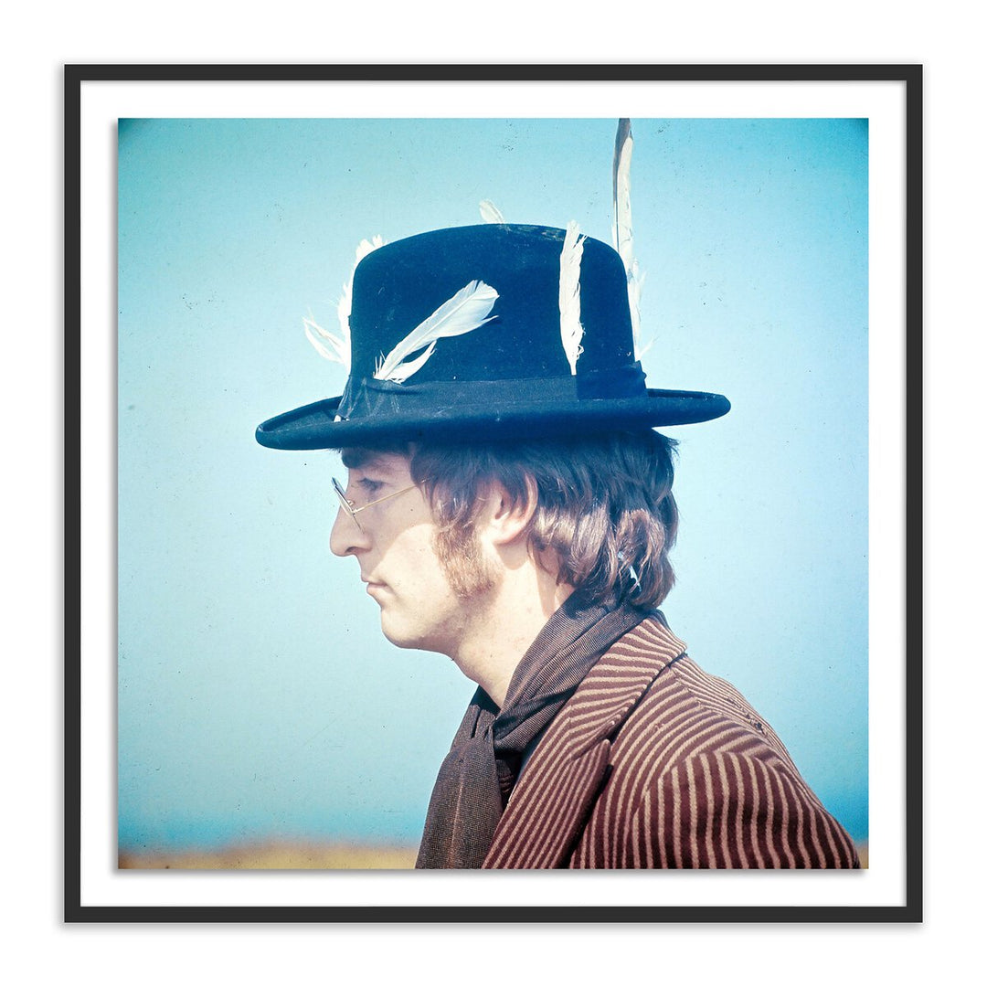 John Lennon'S Magical Mystery Tour By Getty Images - 32"X32" - Black Maple