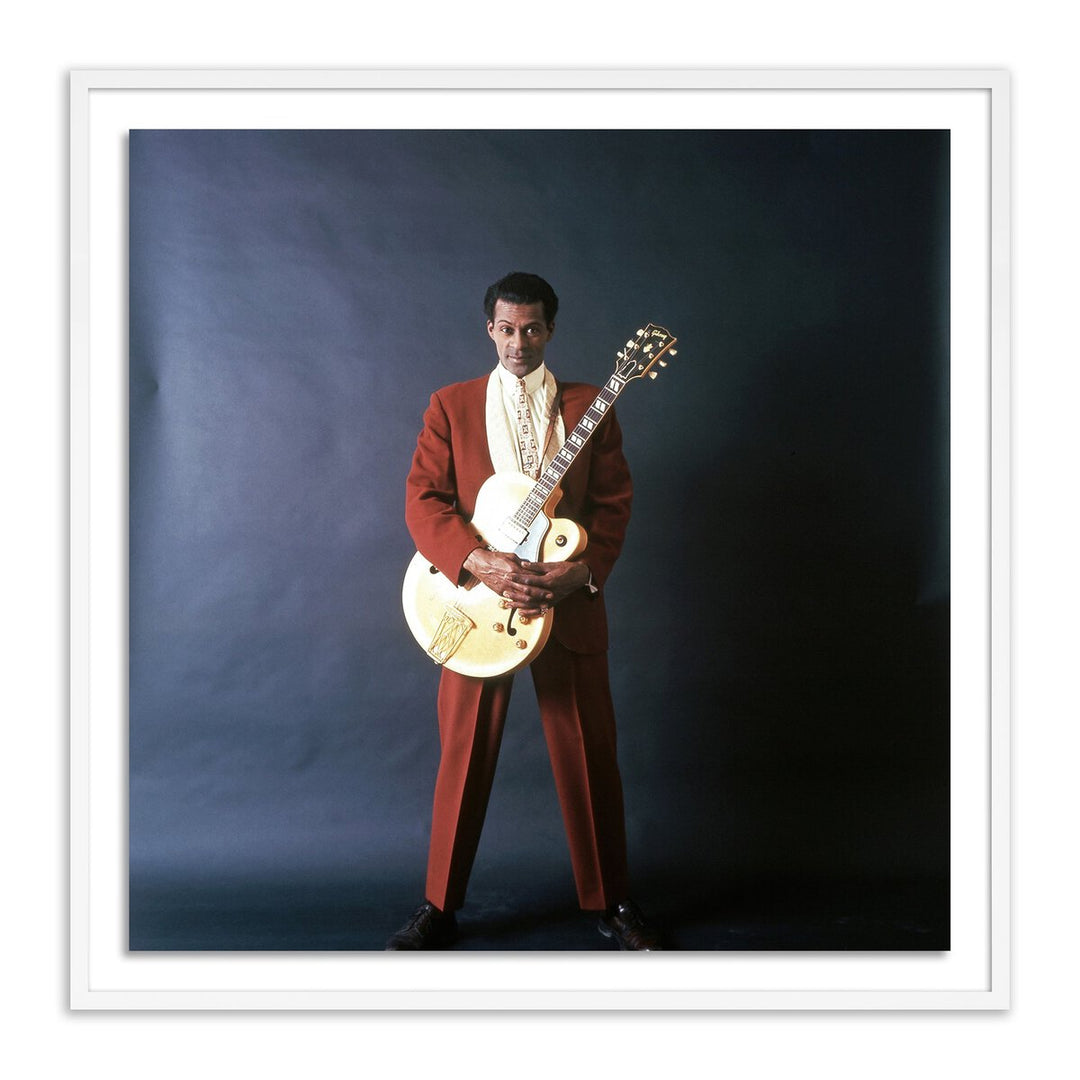 Chuck Berry Portrait Session By Getty Images - 32"X32" - White Maple