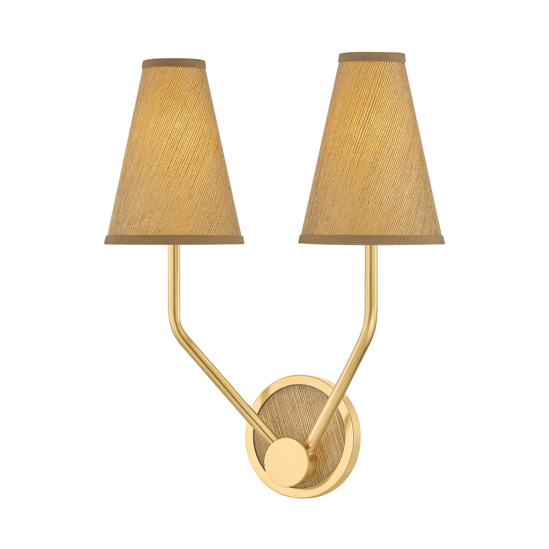 Buskirk Wall Sconce - Aged Brass