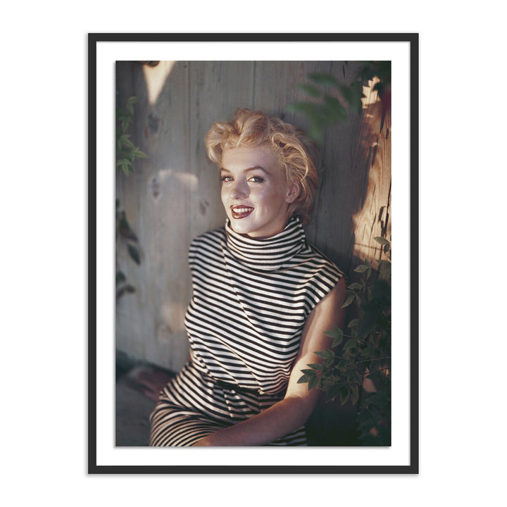 Marilyn Monroe By Getty Premium Images - 36"X48" - Black Maple