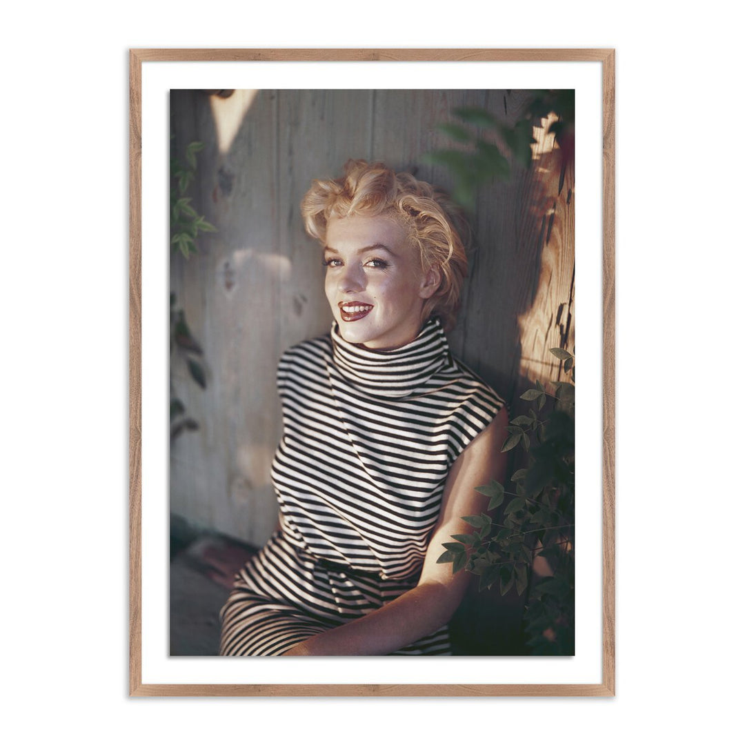 Marilyn Monroe By Getty Premium Images - 30"X40" - Rustic Walnut