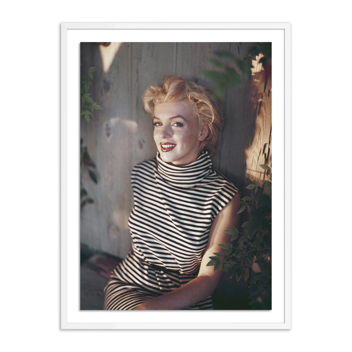 Marilyn Monroe By Getty Premium Images - 18"X24" - White Maple