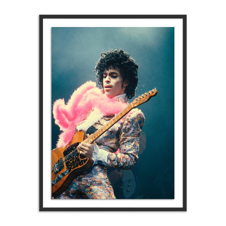 Prince Live At The Forum By Getty Images - 24"X32" - Black Maple