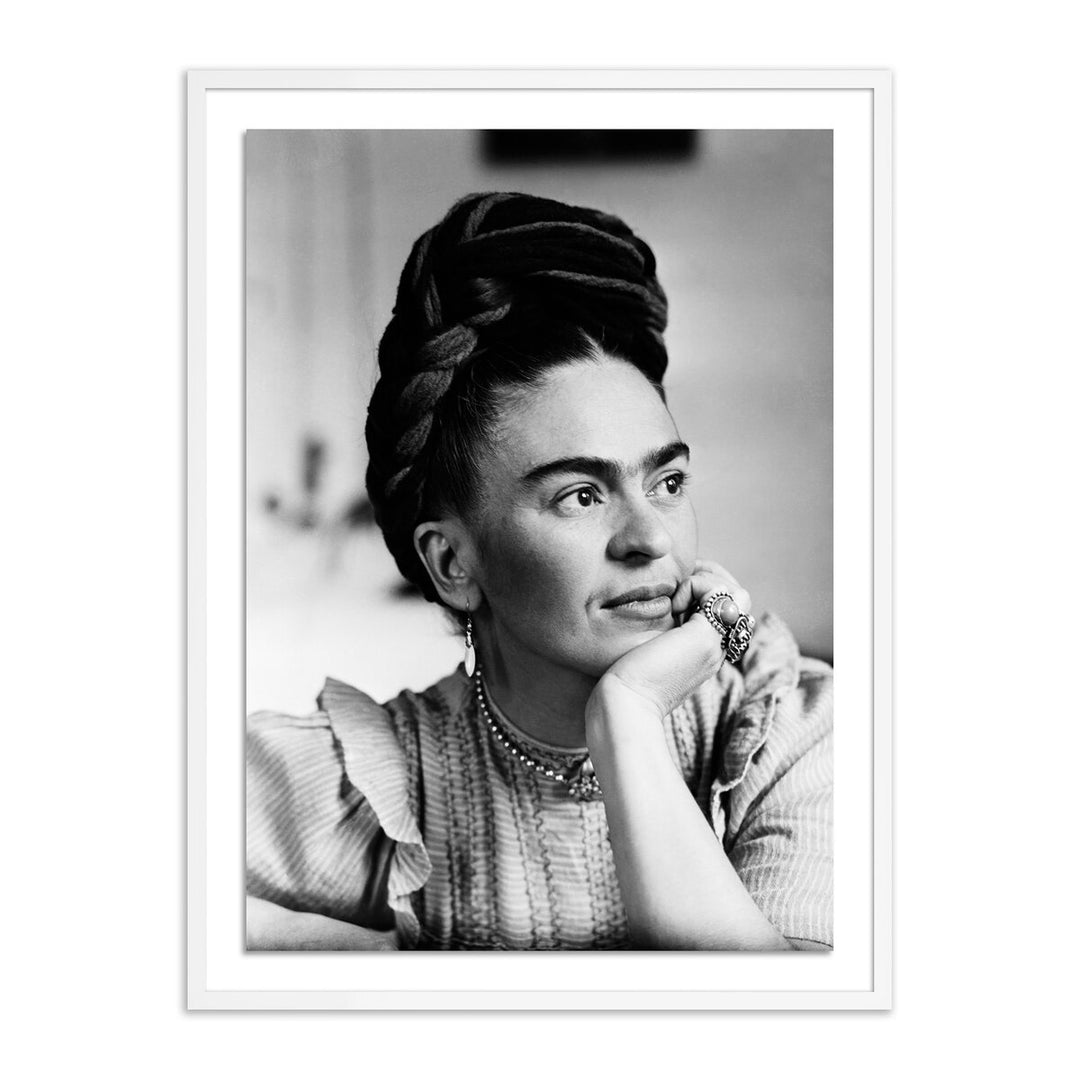 Frida Kahlo By Getty Images - 36"X48" - White Maple