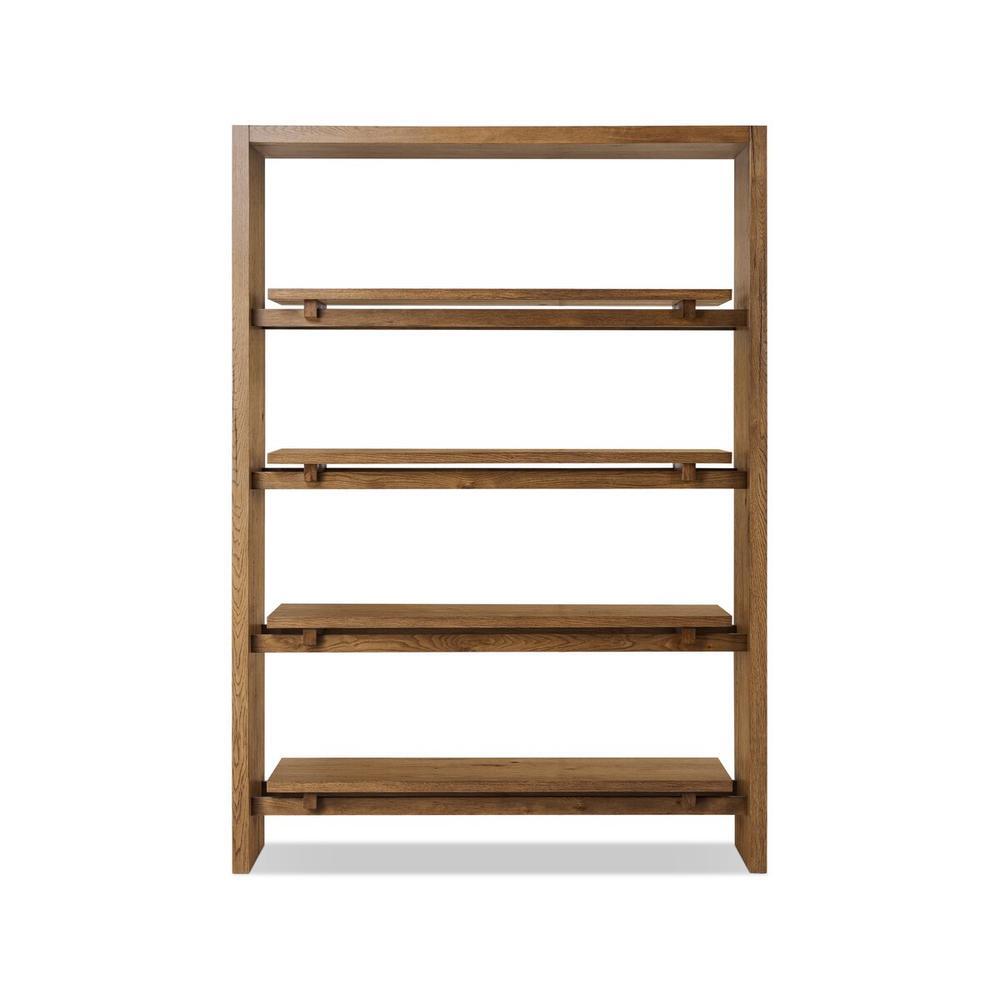 Bookcases & Etageres Theodore Bookcase: Rustic Amber Oak